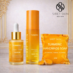 Turmeric Glow Set – Daily Care for Melanin Skin