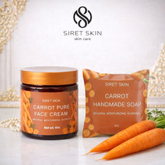 Carrot Face Care Duo Face Cream + Handmade Soap