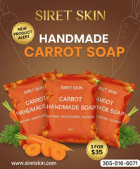 Carrot Glow Soap (3 pieces)