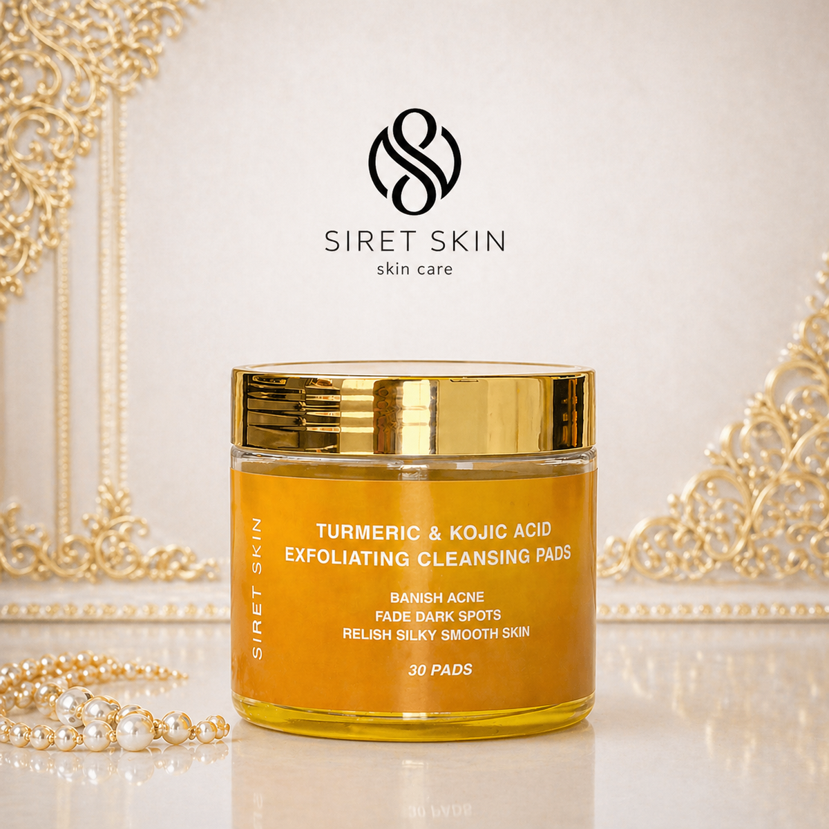 Kojic acid & Turmeric Exfoliating Pads