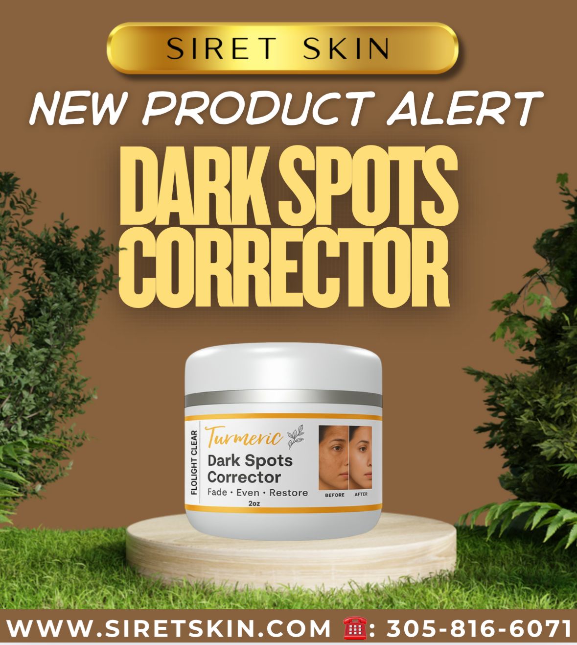 Dark spot corrector cream