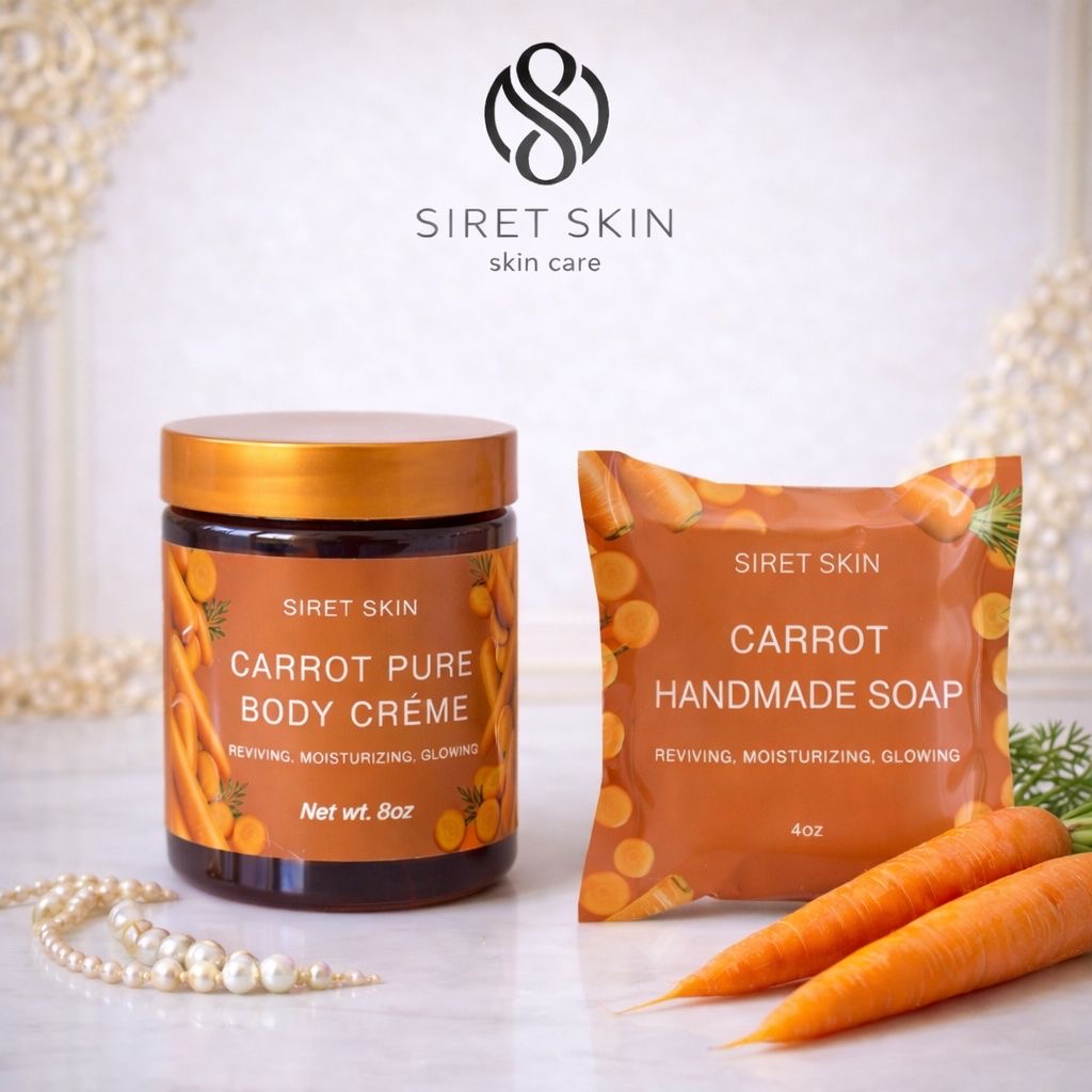 Carrot Glow Duo | Handmade Soap + Body Crème 8oz