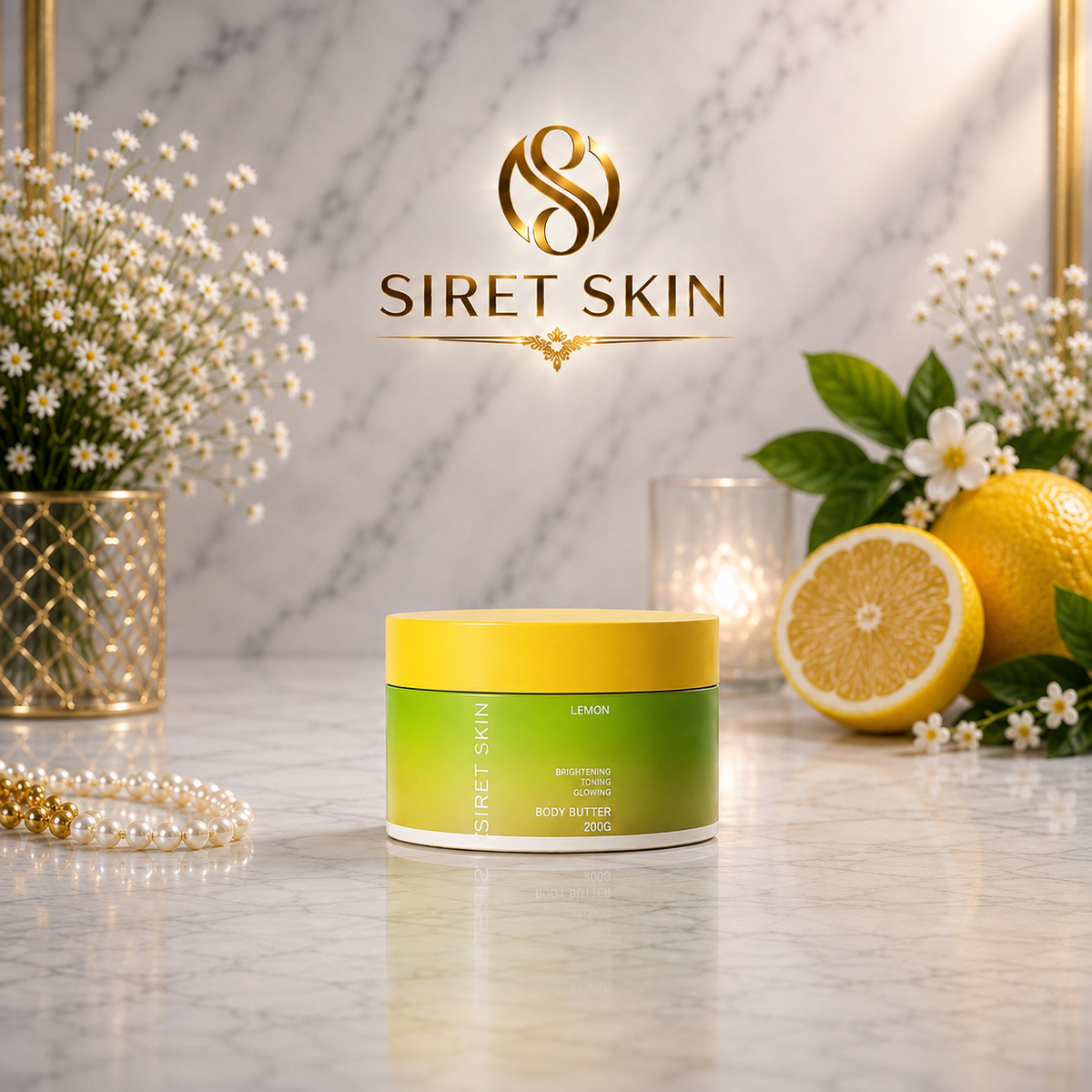 Lemon Body Cream for Brightening