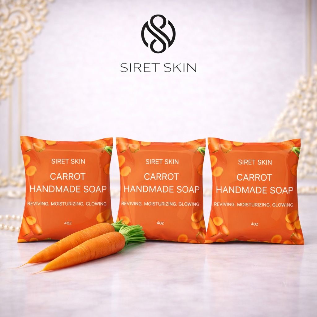 Carrot Glow Soap (3 pieces)