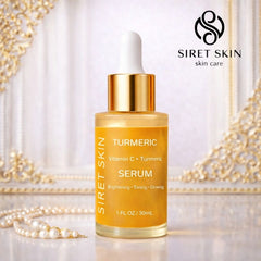 Turmeric + vitamin c serum skin care