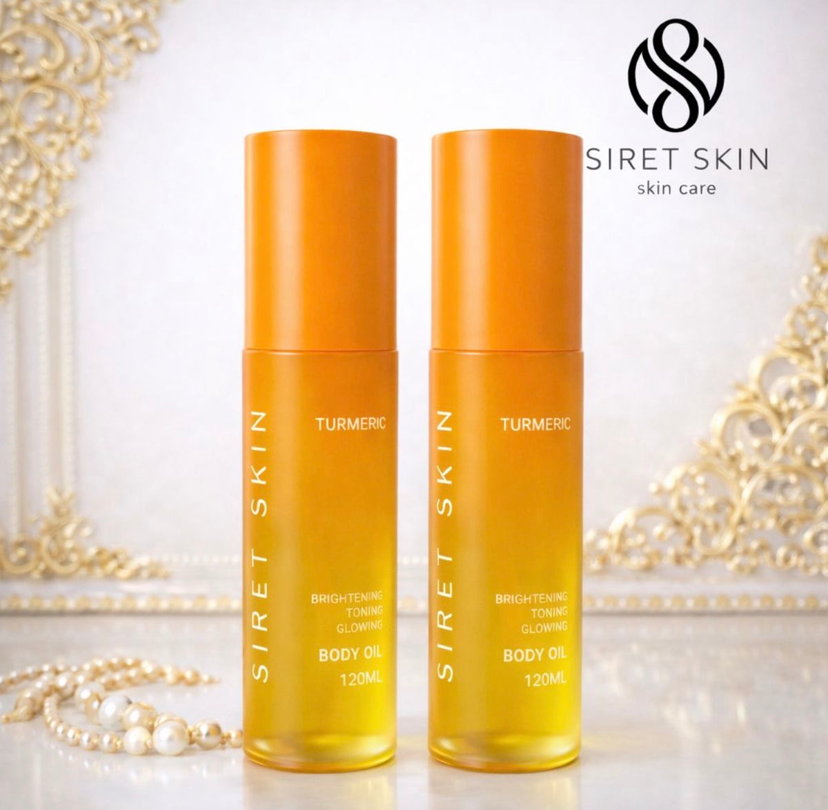 Turmeric Glow Body Oil ✨ Brightening + Toning (set of 2)