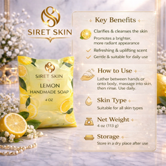 Lemon Handmade Soap for Brightening