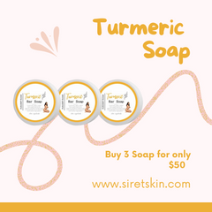 Turmeric skin care soap special