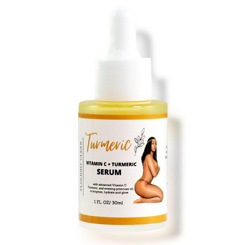 Turmeric + vitamin c serum skin care